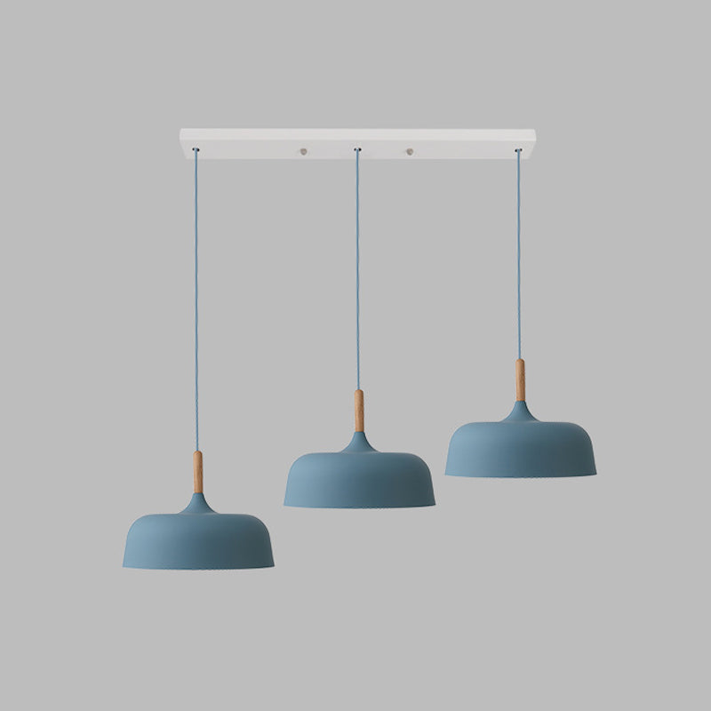 Pumpkin Pendant Light Aymator Macaron Style Snack Bar Dining Room Hanging Light