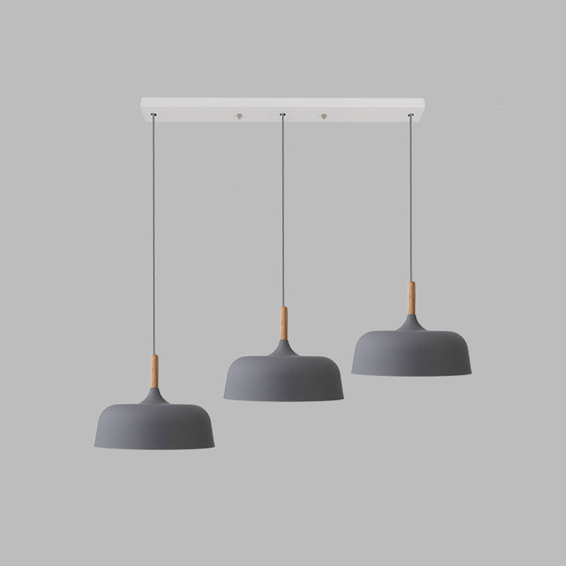 Pumpkin Pendant Light Aymator Macaron Style Snack Bar Dining Room Hanging Light