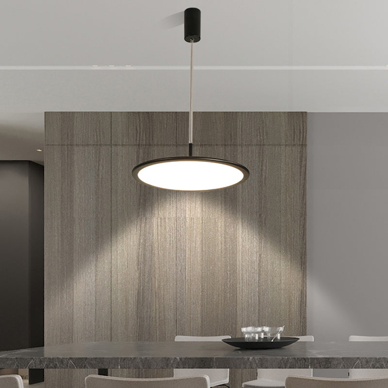 Salle de salle à manger en forme de disque