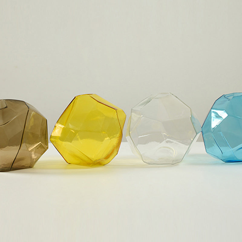 Diamant en verre petit pendentif moderniste suspendu luminaire pour chambre à coucher