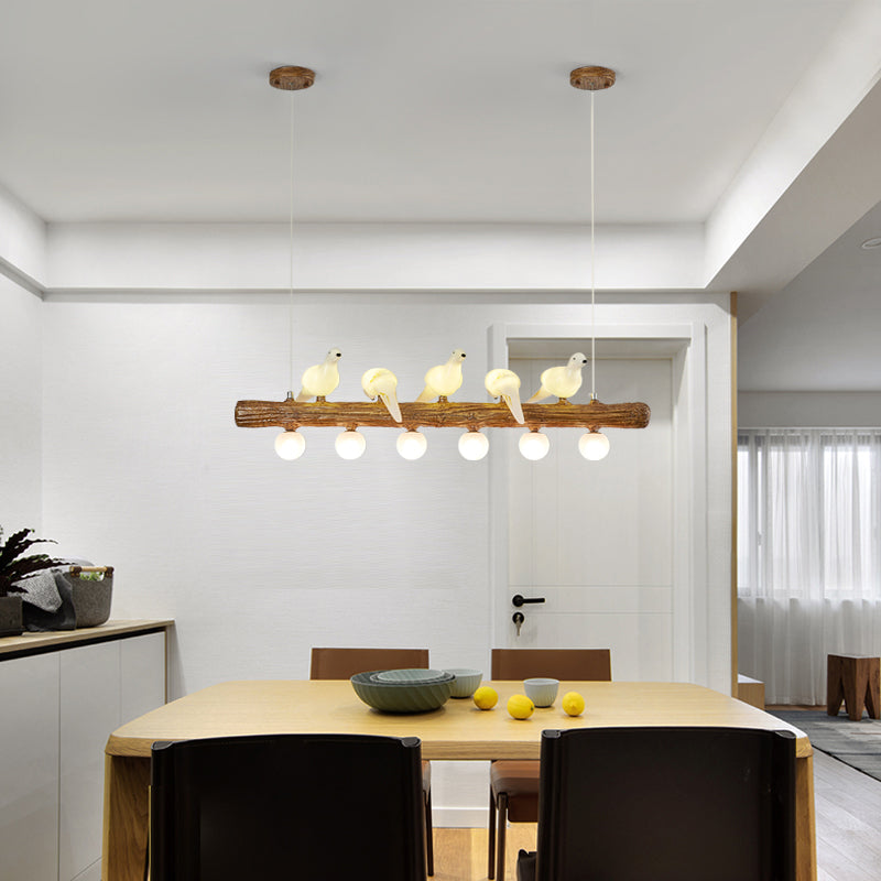 Multi Head Island Lighting Fixture Modern Chandelier Pendant Light for Dining Table