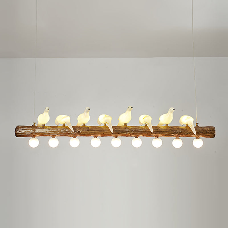 Multi Head Island Lighting Fixture Modern Chandelier Pendant Light for Dining Table