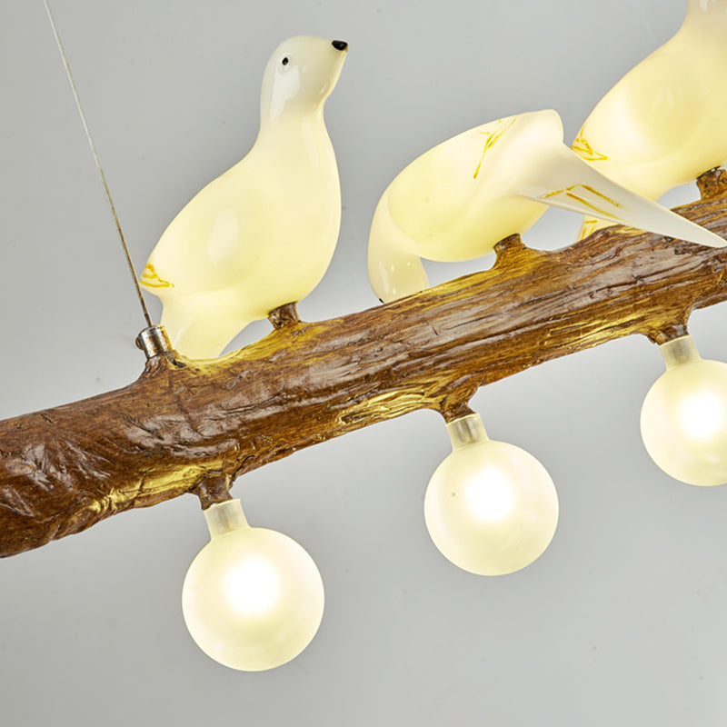 Multi Head Island Lighting Fixture Modern Chandelier Pendant Light for Dining Table