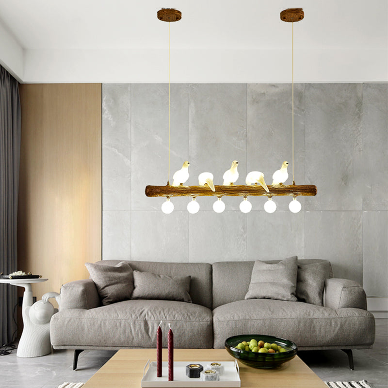 Multi Head Island Lighting Fixture Modern Chandelier Pendant Light for Dining Table