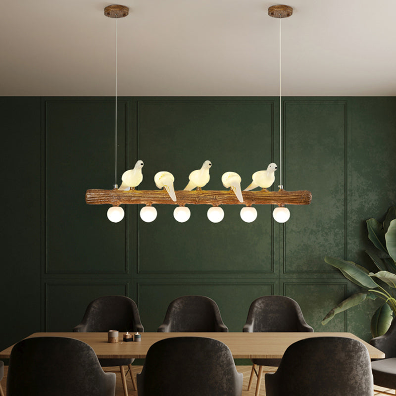 Multi Head Island Lighting Fixture Modern Chandelier Pendant Light for Dining Table