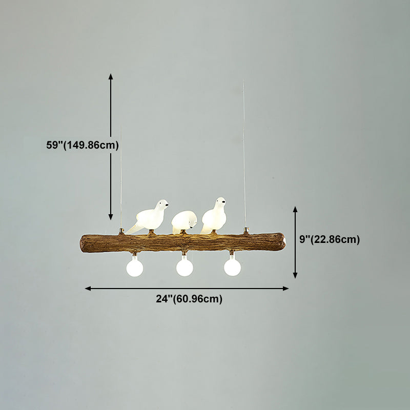 Multi Head Island Lighting Fixture Modern Chandelier Pendant Light for Dining Table