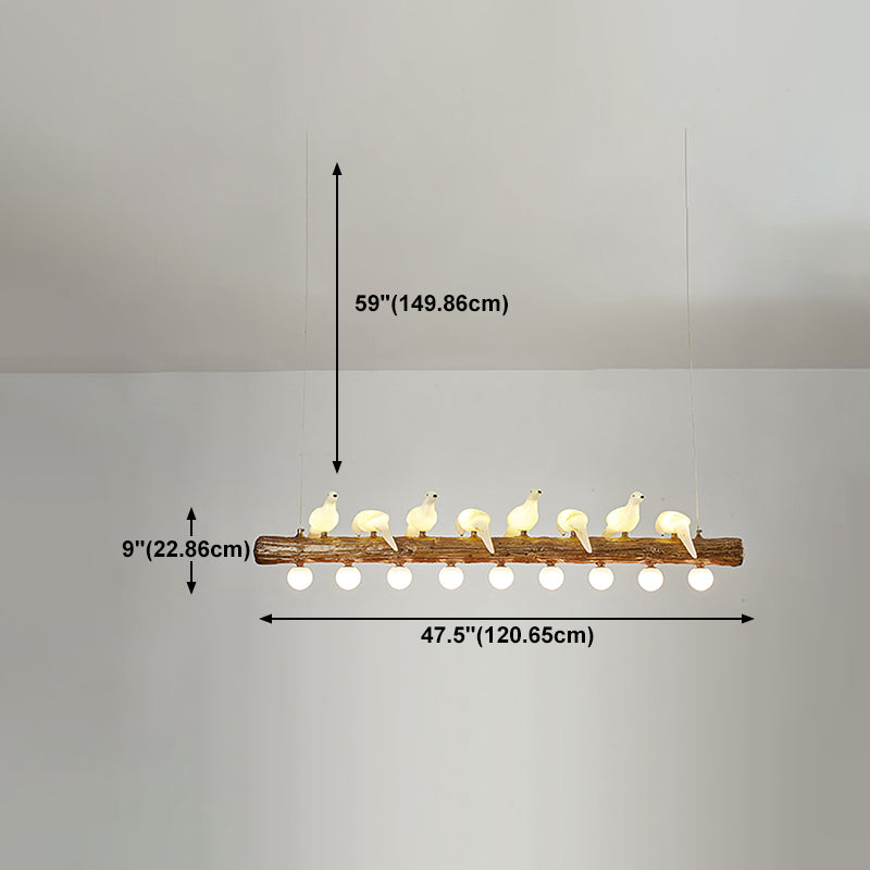 Multi Head Island Lighting Fixture Modern Chandelier Pendant Light for Dining Table