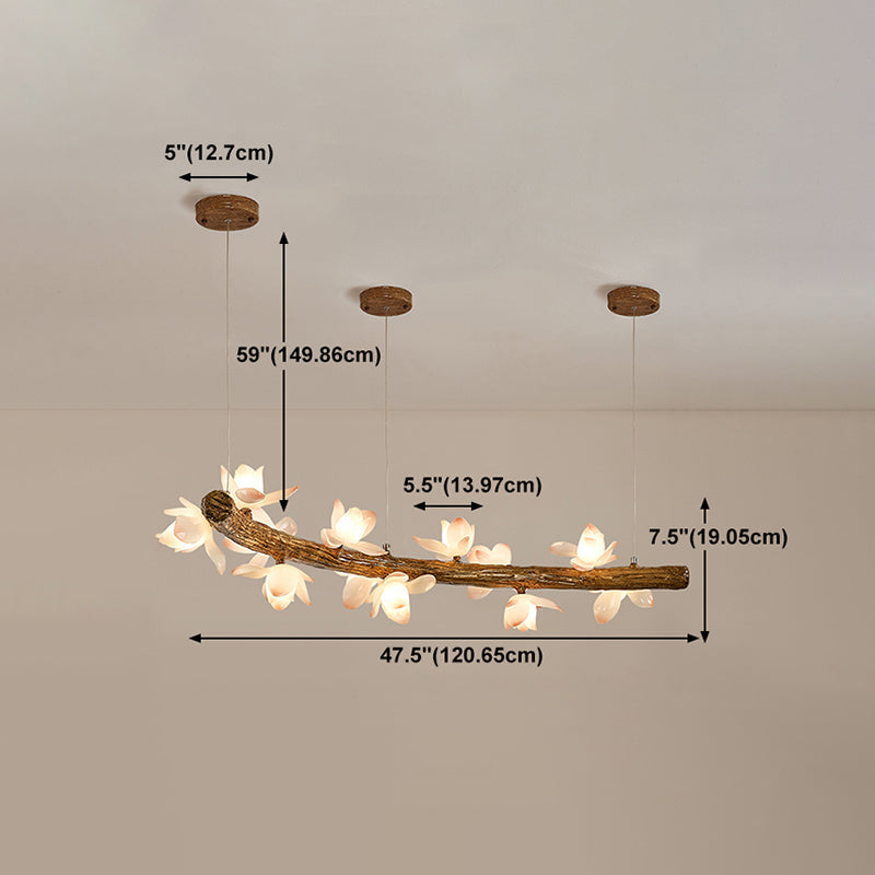 Accesorios de iluminación colgante de múltiples luces de vidrio de lámpara simple para comedor para comedor