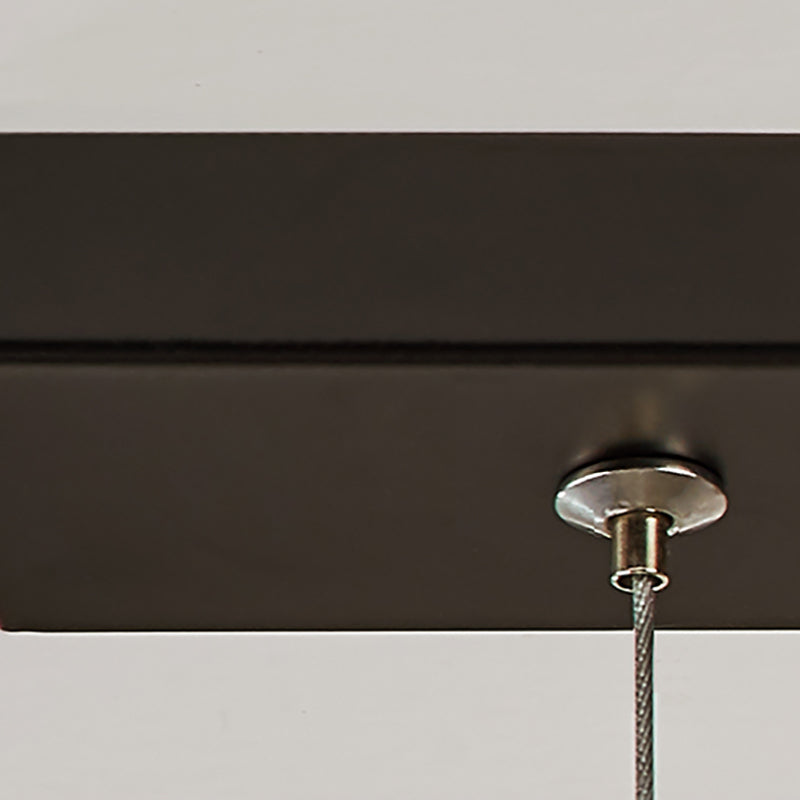 Accesorios de iluminación colgante de múltiples cabezas múltiples de araña con sombra de vidrio para comedor