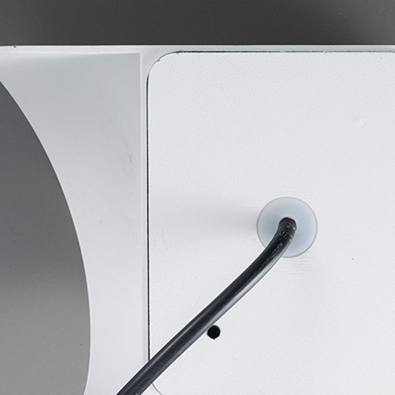 Zeitgenössische Aluminium -Wandleuchte 8,5 "hoch 2 Leuchten LED -Wandscheibe für draußen