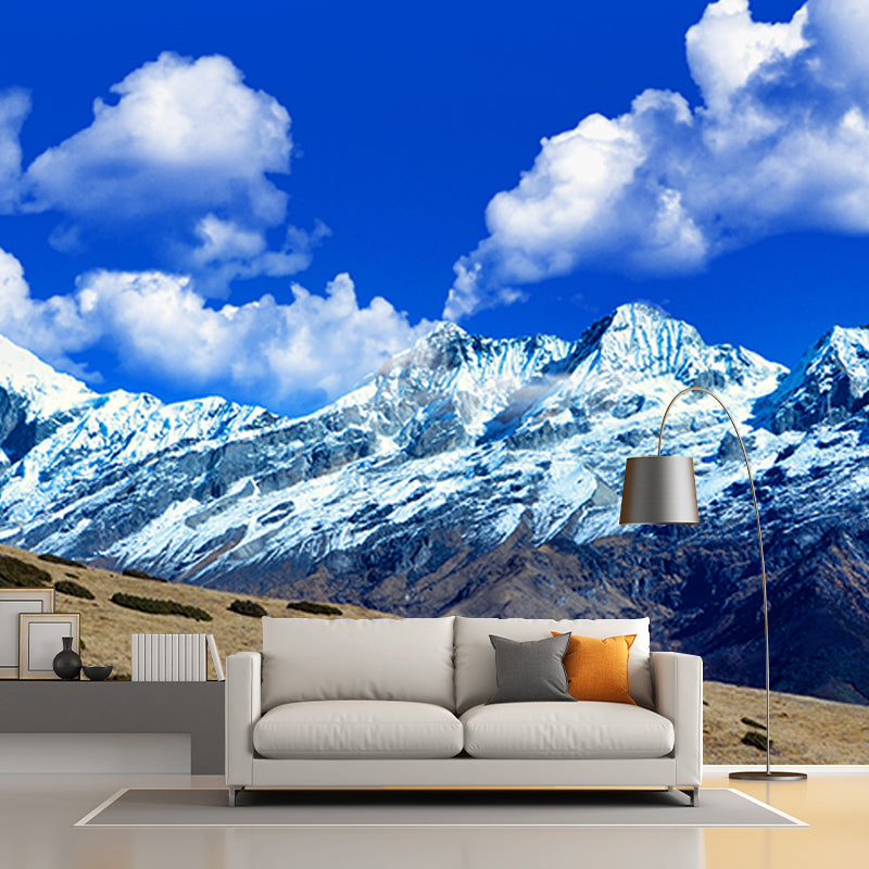 Modern Style Wall Mural Wallpaper Mountains Sitting Room Wall Mural
