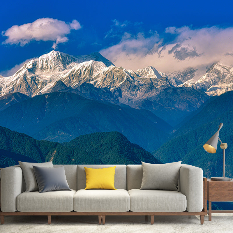 Mountains Mildew Resistant Mural Wallpaper Living Room Wall Mural