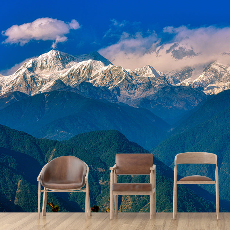 Mountains Mildew Resistant Mural Wallpaper Living Room Wall Mural