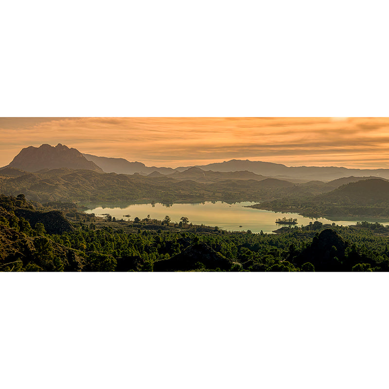 Modern Photography Mural Wallpaper Mountains Living Room Wall Mural