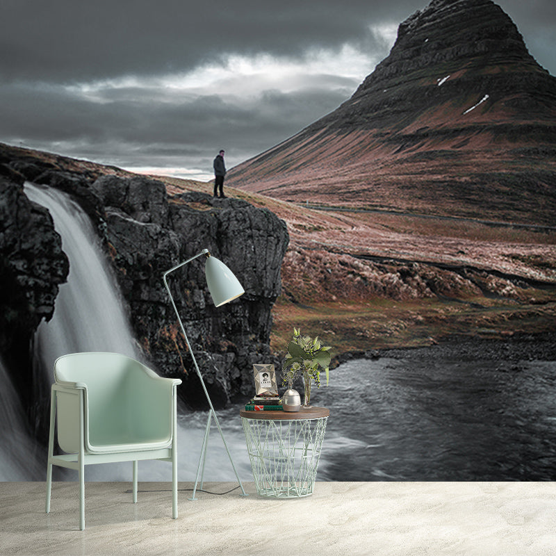 Decorative Photography Mural Wallpaper Mountains Indoor Wall Mural