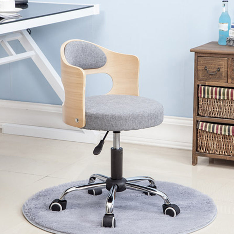 Modern Adjustable Rotatable Stool Steel Household Bar Stool with Cushion and Pulley