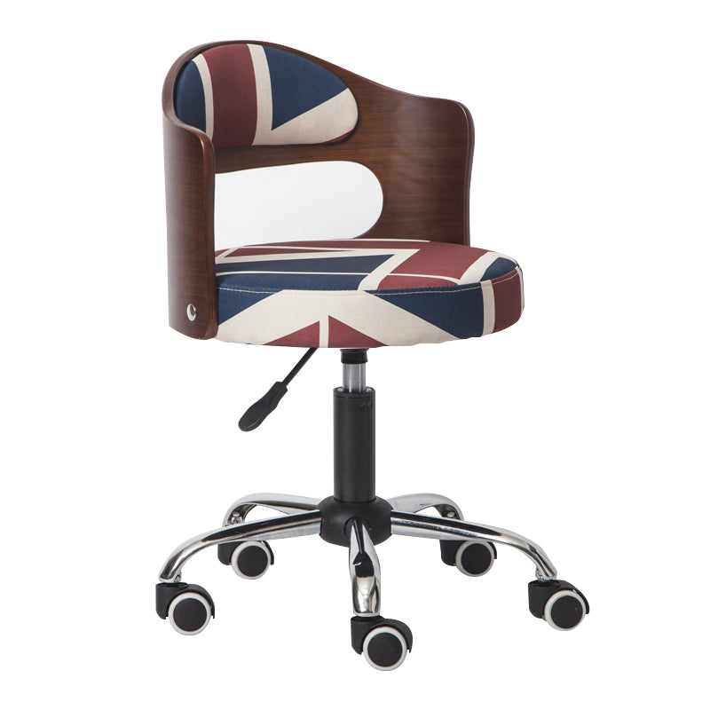 Modern Adjustable Rotatable Stool Steel Household Bar Stool with Cushion and Pulley