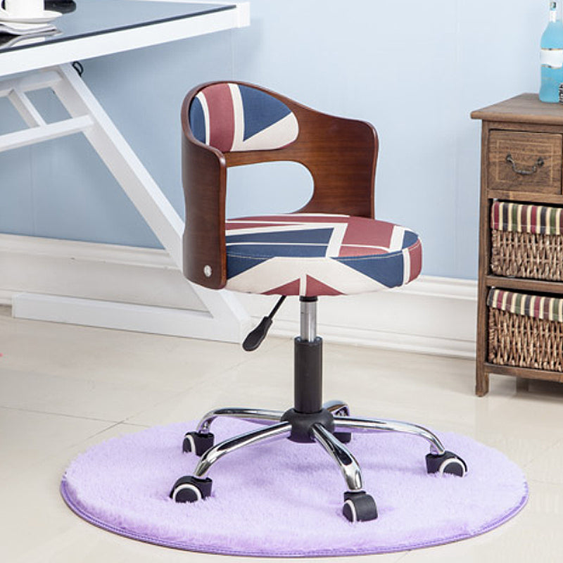 Modern Adjustable Rotatable Stool Steel Household Bar Stool with Cushion and Pulley