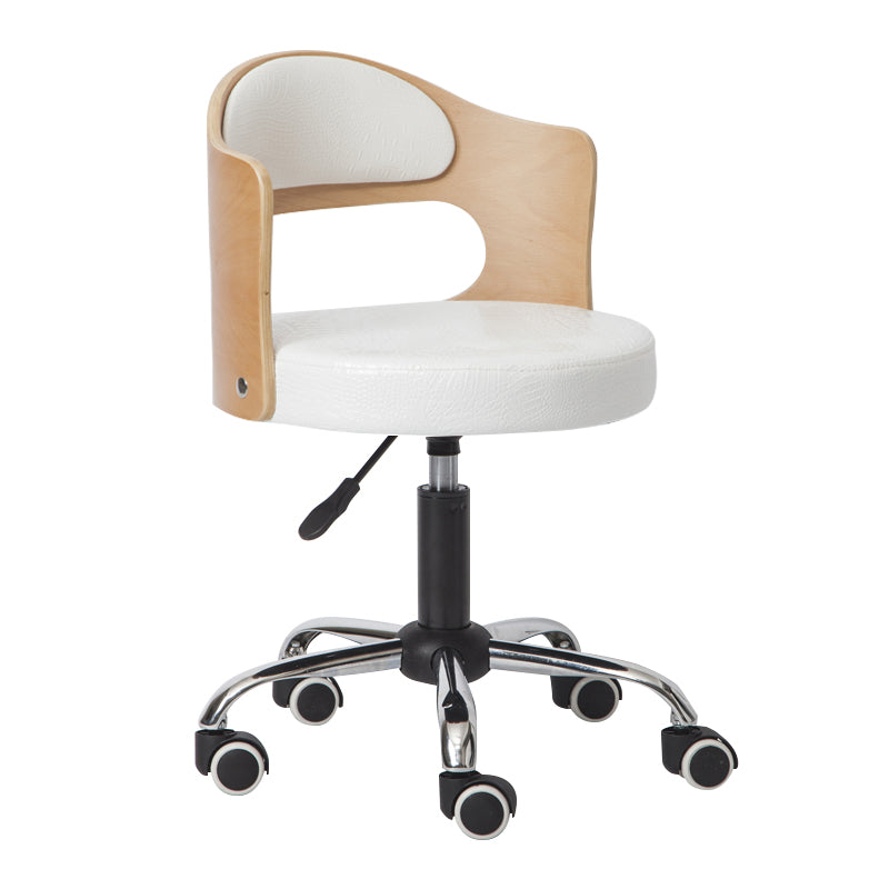 Modern Adjustable Rotatable Stool Steel Household Bar Stool with Cushion and Pulley