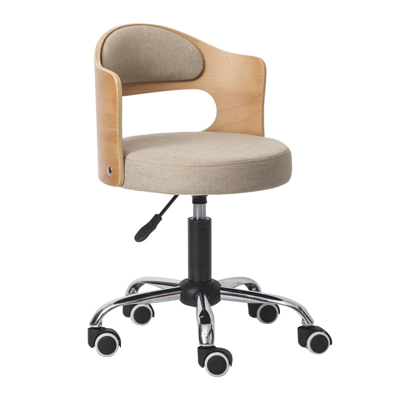 Modern Adjustable Rotatable Stool Steel Household Bar Stool with Cushion and Pulley