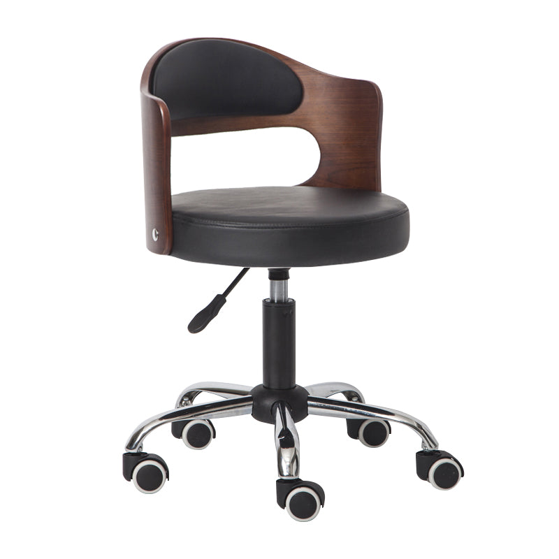 Modern Adjustable Rotatable Stool Steel Household Bar Stool with Cushion and Pulley