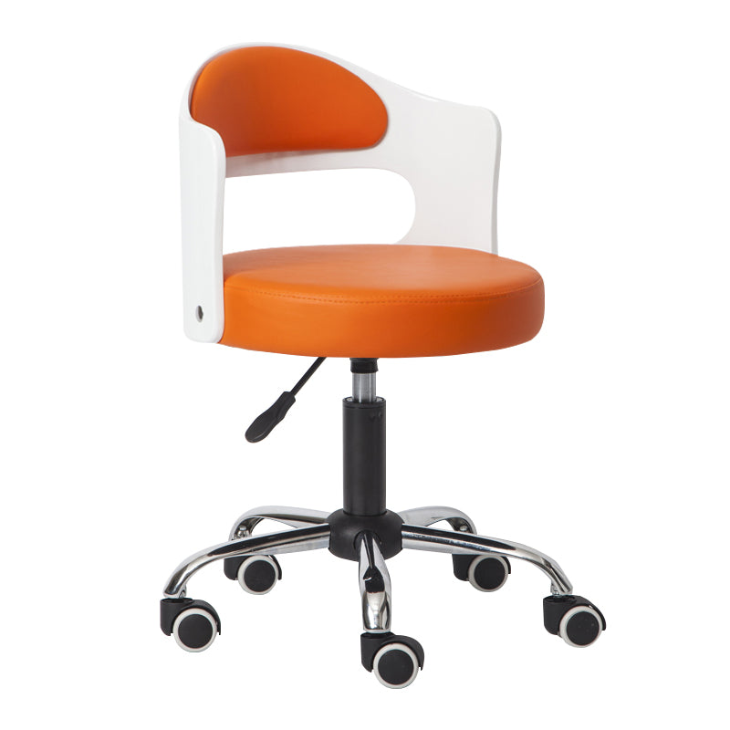 Modern Adjustable Rotatable Stool Steel Household Bar Stool with Cushion and Pulley