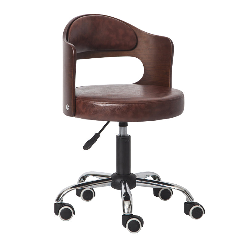 Modern Adjustable Rotatable Stool Steel Household Bar Stool with Cushion and Pulley