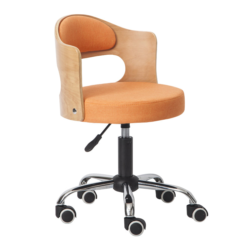 Modern Adjustable Rotatable Stool Steel Household Bar Stool with Cushion and Pulley