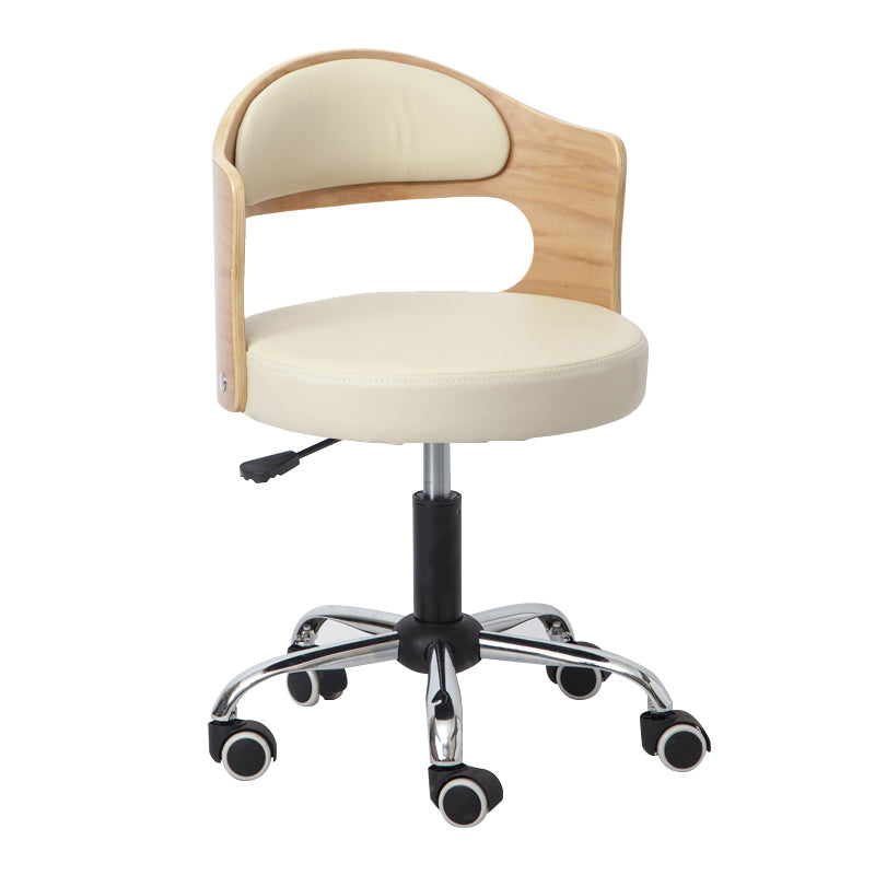 Modern Adjustable Rotatable Stool Steel Household Bar Stool with Cushion and Pulley