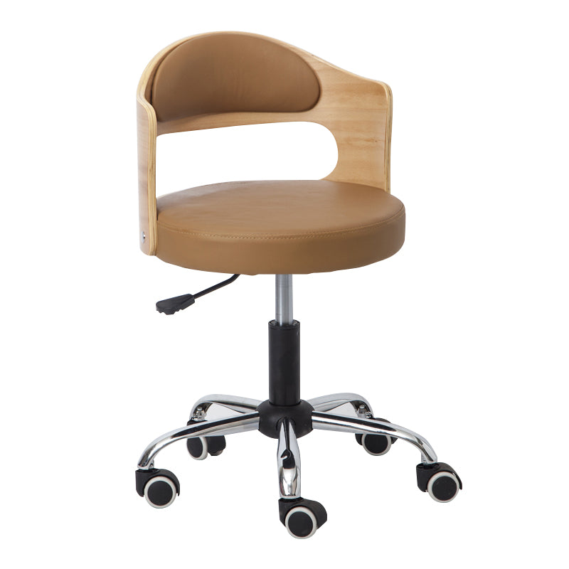 Modern Adjustable Rotatable Stool Steel Household Bar Stool with Cushion and Pulley