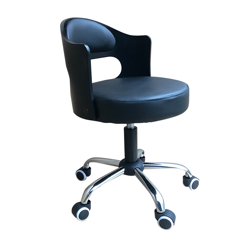 Modern Adjustable Rotatable Stool Steel Household Bar Stool with Cushion and Pulley