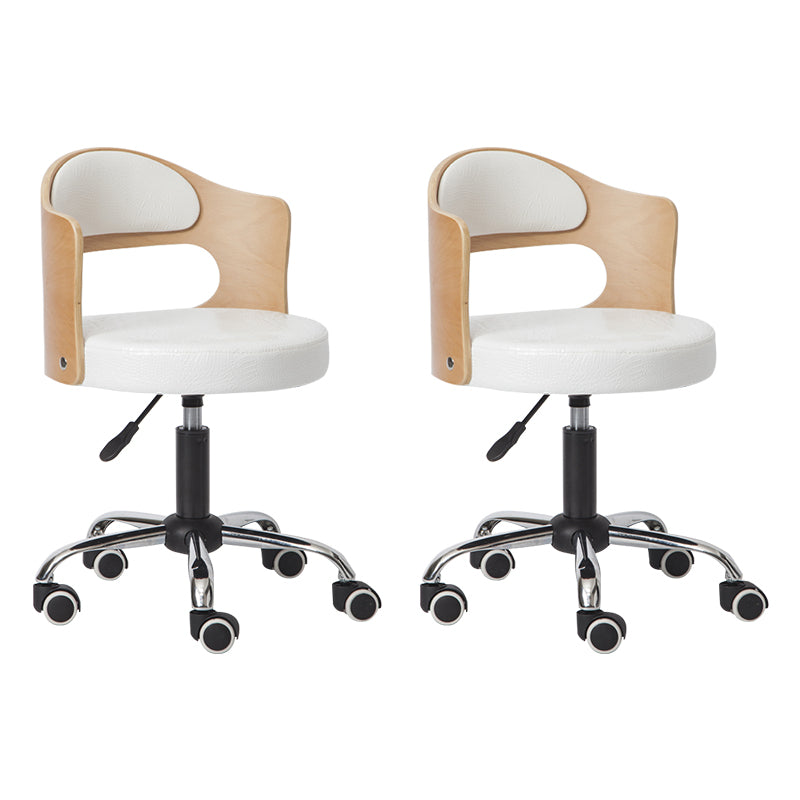 Modern Adjustable Rotatable Stool Steel Household Bar Stool with Cushion and Pulley