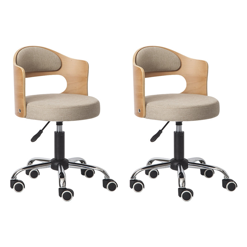 Modern Adjustable Rotatable Stool Steel Household Bar Stool with Cushion and Pulley