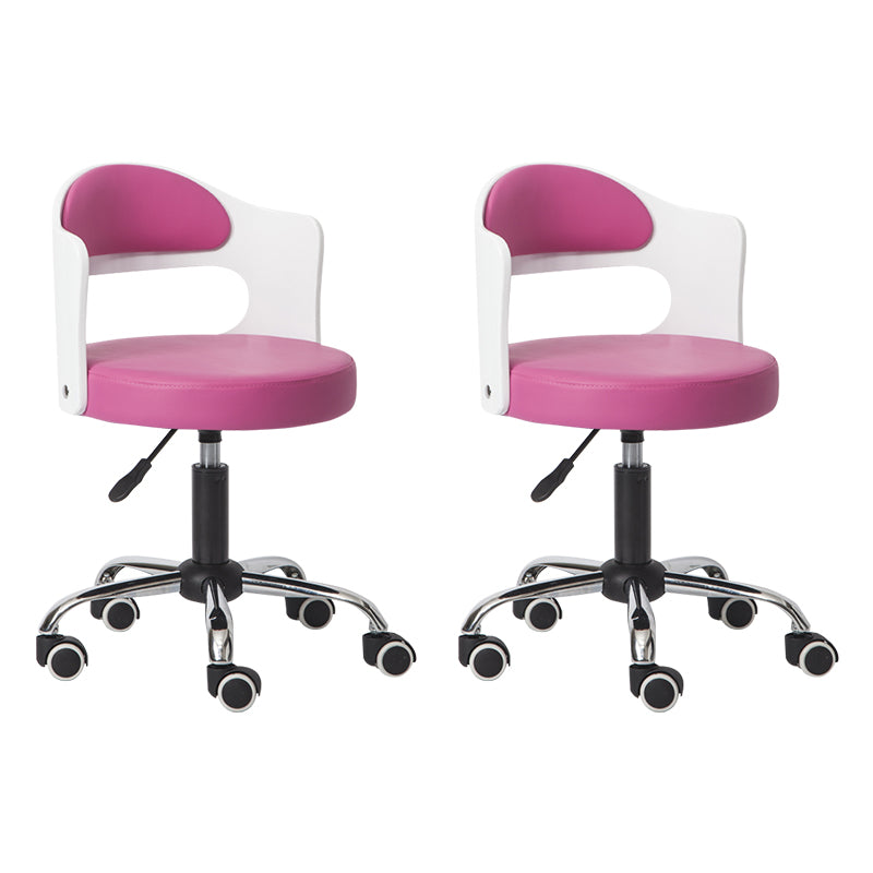 Modern Adjustable Rotatable Stool Steel Household Bar Stool with Cushion and Pulley