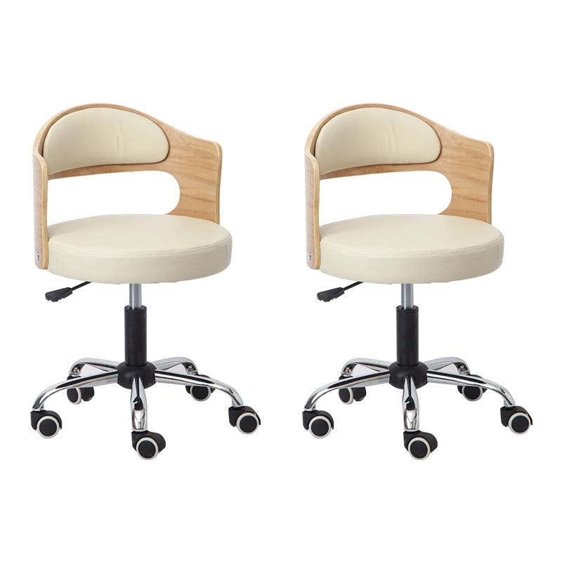 Modern Adjustable Rotatable Stool Steel Household Bar Stool with Cushion and Pulley