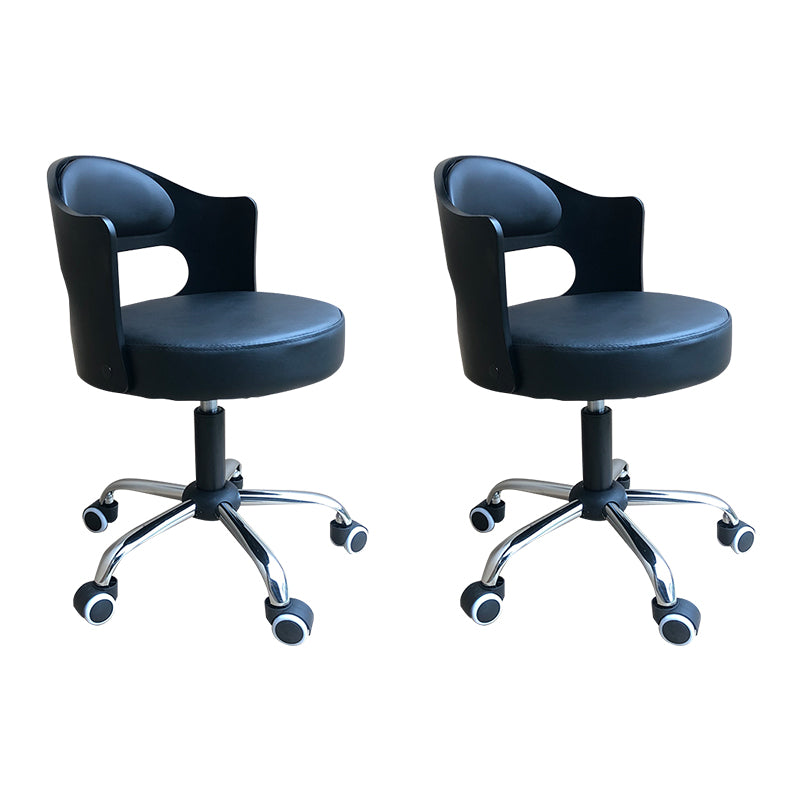 Modern Adjustable Rotatable Stool Steel Household Bar Stool with Cushion and Pulley