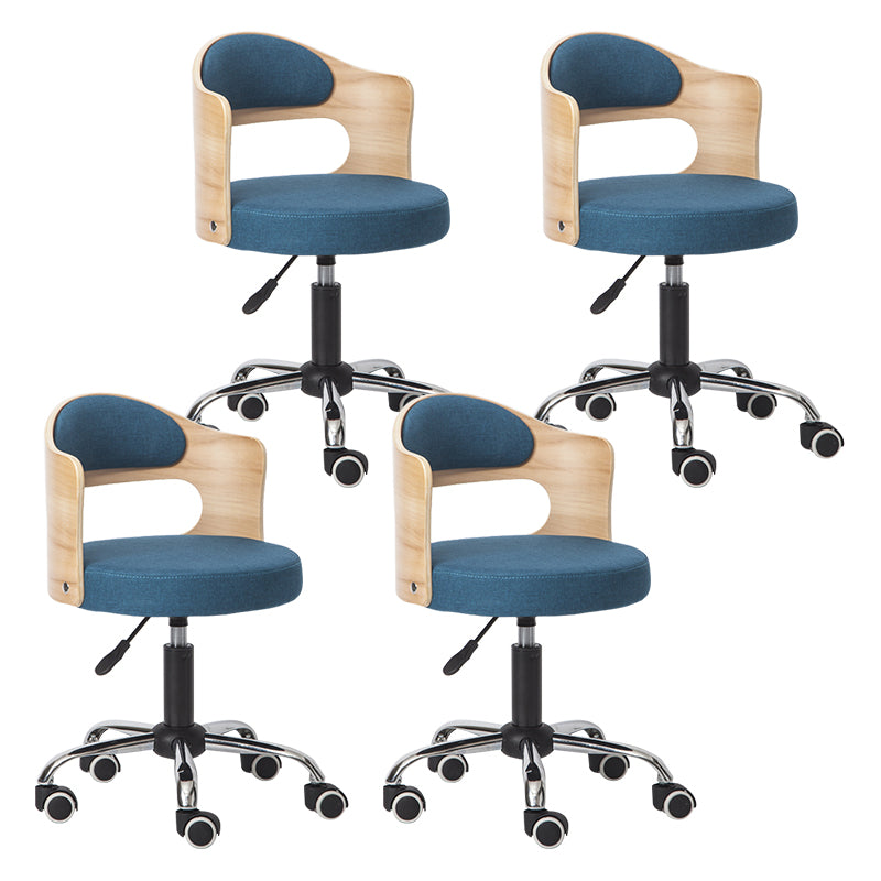 Modern Adjustable Rotatable Stool Steel Household Bar Stool with Cushion and Pulley