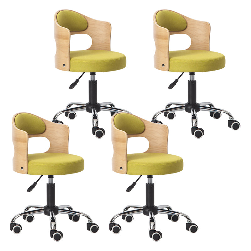 Modern Adjustable Rotatable Stool Steel Household Bar Stool with Cushion and Pulley