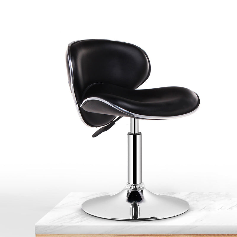 Taburete giratorio elevable moderno para el hogar, taburete de Bar de acero con Pedal y cojín