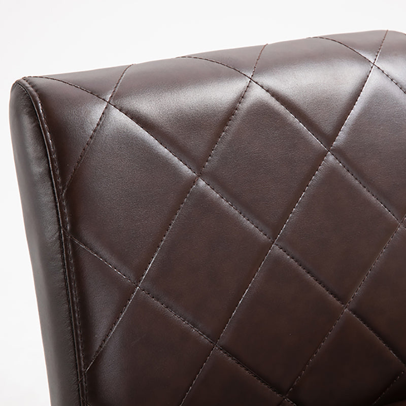 Contemporary Leather Solid Wood Barstool Bristol Bar Stool with Low Back