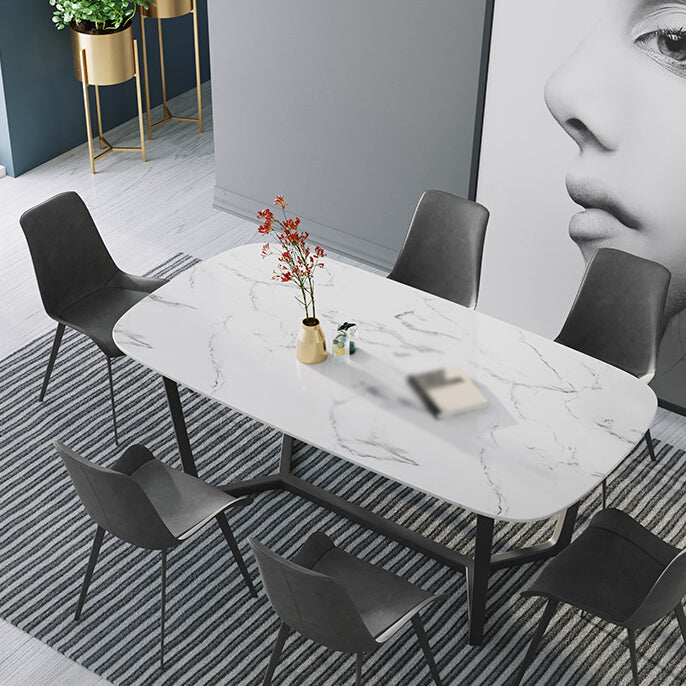 Modern 1/4/6/7 Pieces Dining Set Sintered Stone Dining Table Set for Home