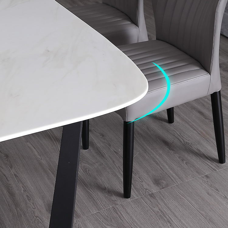 Modern 1/4/6/7 Pieces Dining Set Sintered Stone Dining Table Set for Home