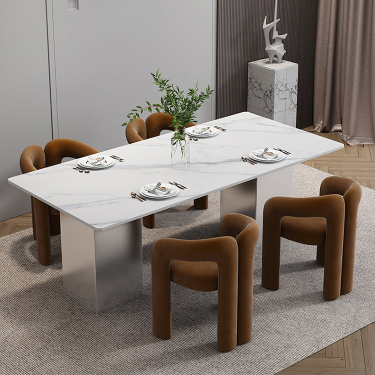 Glam 1/2/5/7 Pieces Dinette Set Sintered Stone Dining Table Sets