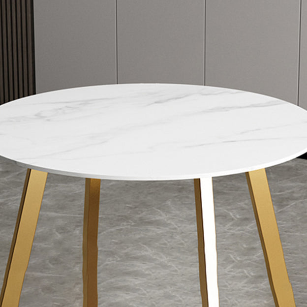 Glam Style 1/2/7 Pieces Dinette Table with Dining Chair Round Shape Dining Table Set