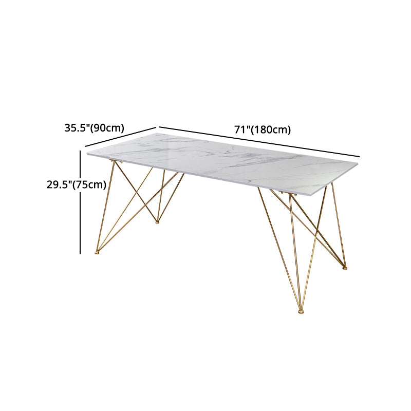 Glam Style 1/2/3/5 Pieces Dining Furniture Set Rectangle Dining Room Table and Chair Set