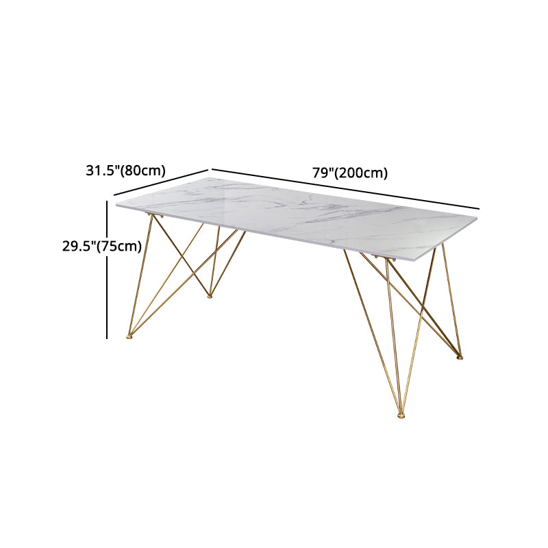 Glam Style 1/2/3/5 Pieces Dining Furniture Set Rectangle Dining Room Table and Chair Set