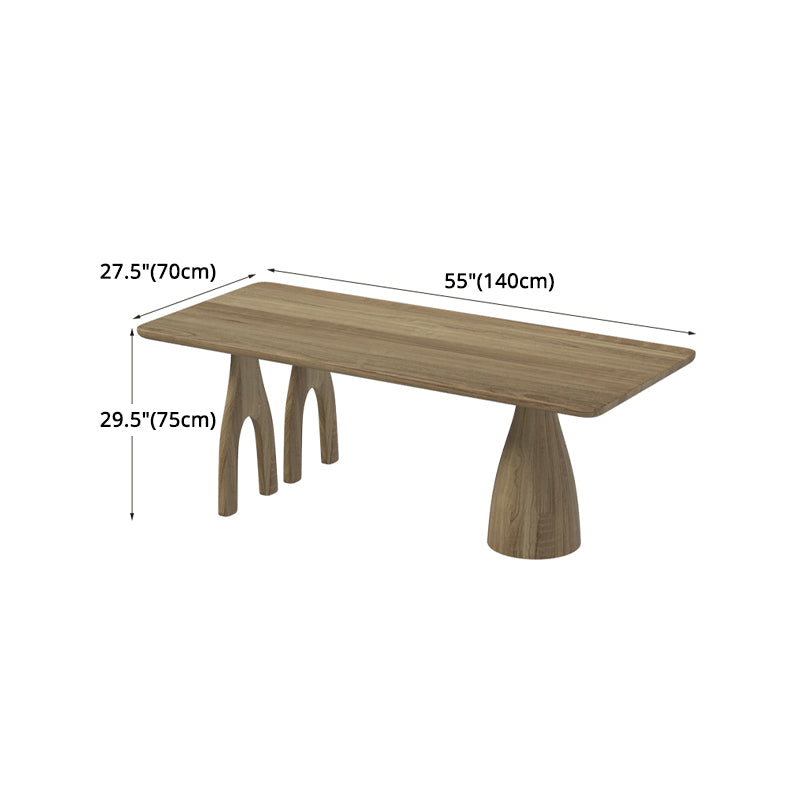 Modern 1/3/4/7 Solid Wood Dining Table Set with Wooden Chairs Dinette Set for Kitchen