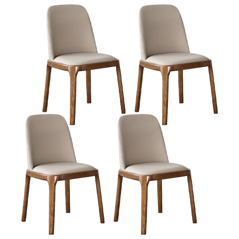 Modern 1/4/5/7 Pieces Dining Set Sintered Stone Dining Table Set with Wooden Legs for Home