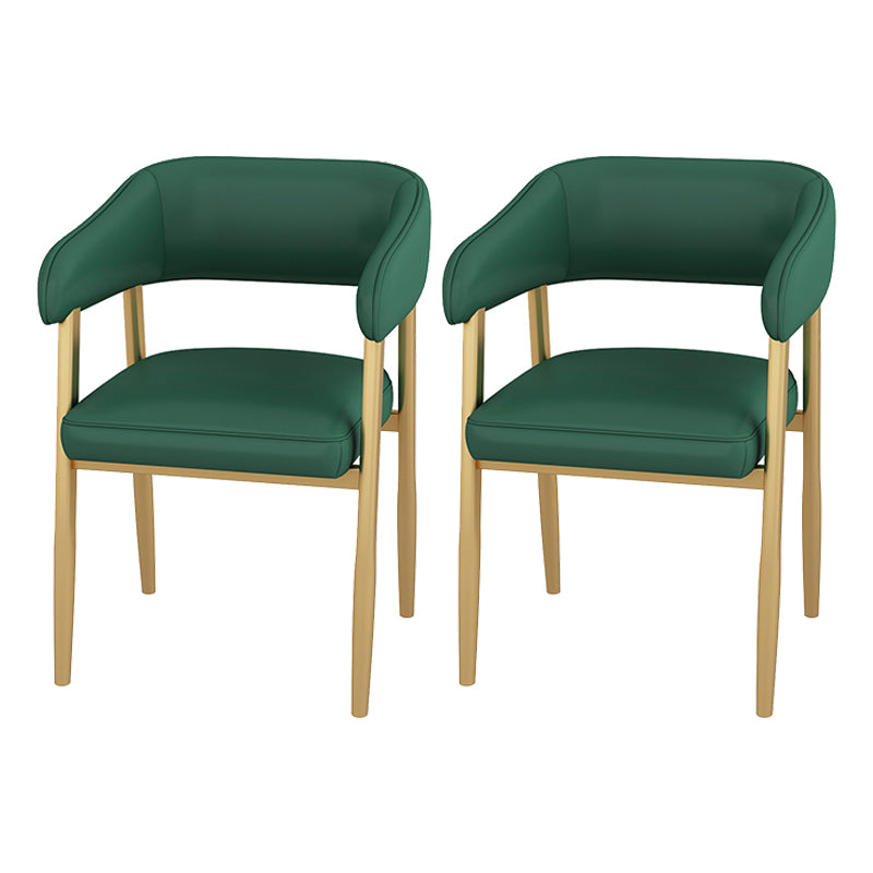 Glam Style 1/2/3/5 Pieces Dining Table Set Metal Dining Room Furniture Set