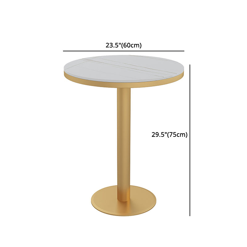 Glam Style 1/2/3/5 Pieces Dining Table Set Metal Dining Room Furniture Set